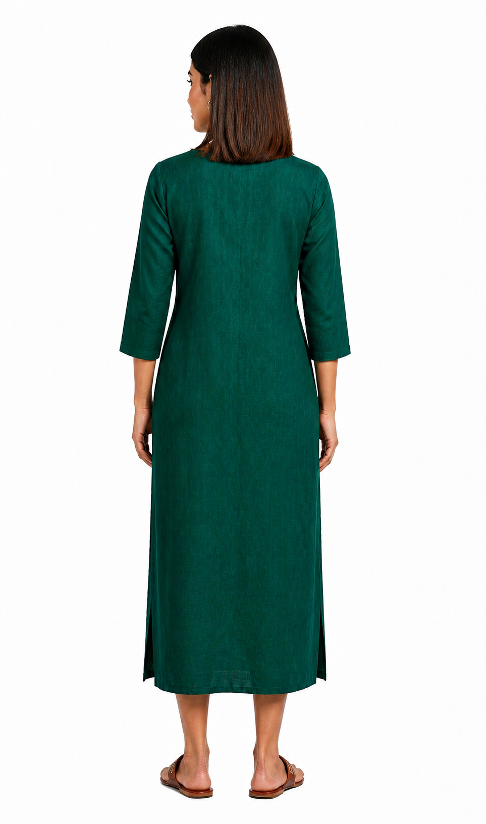 Bold Green Elina Kurti Ethnic Wear