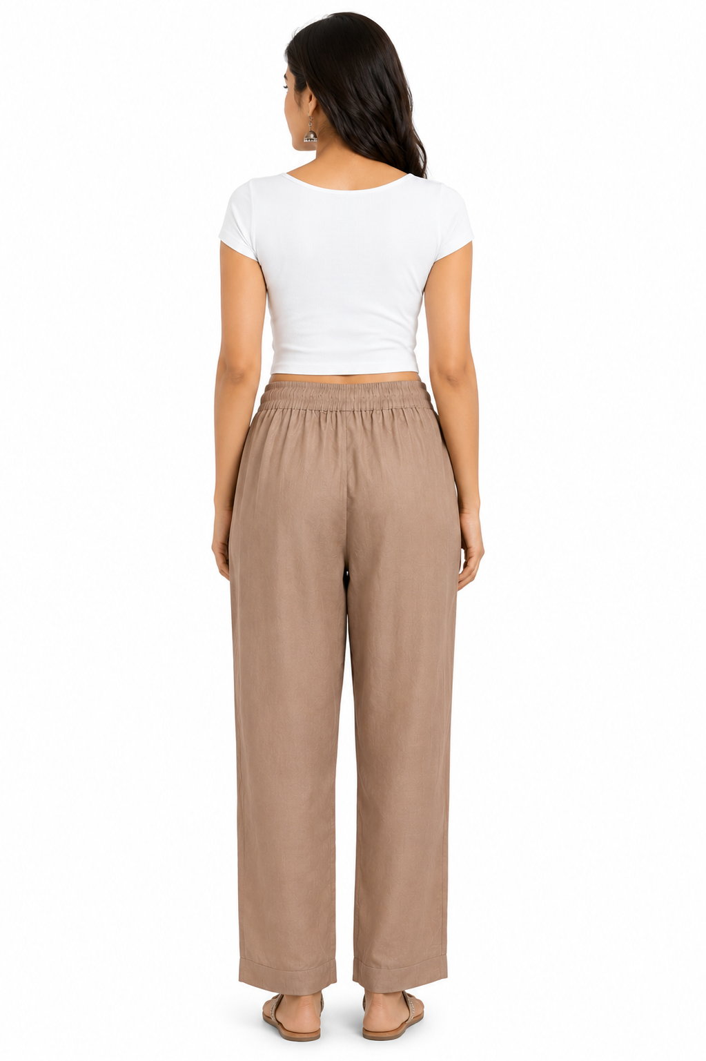 Khakhi Gabana Pants Ethnic Wear