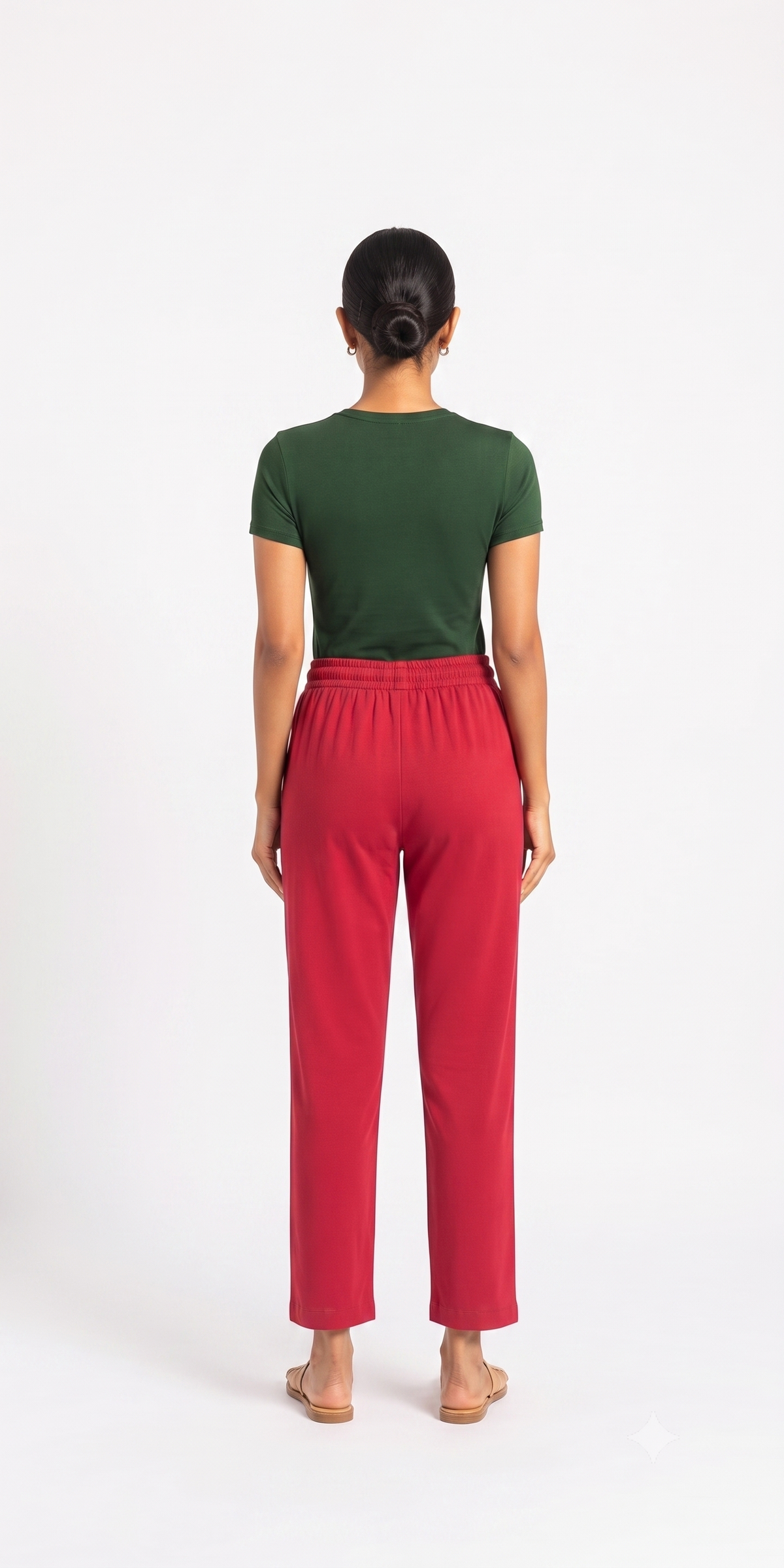 Red Gabana Pants Ethnic Wear