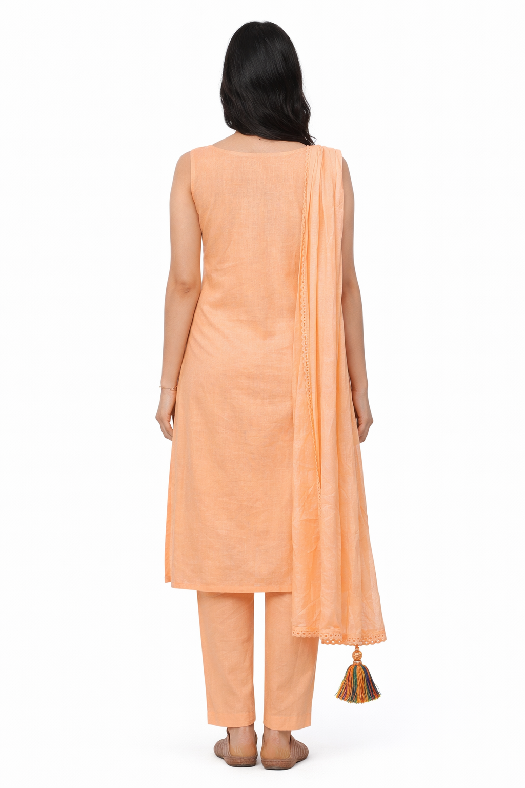 Peach Sand Dune Ethnic Wear