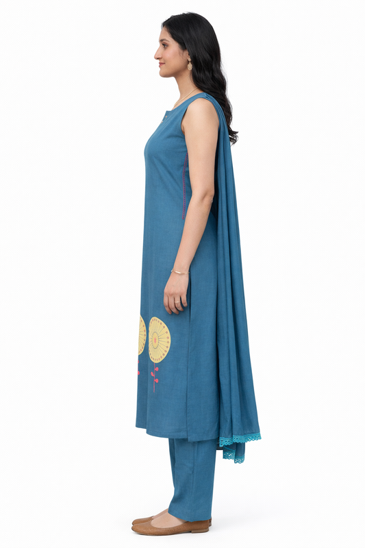 Blue Sand Dune Ethnic Wear