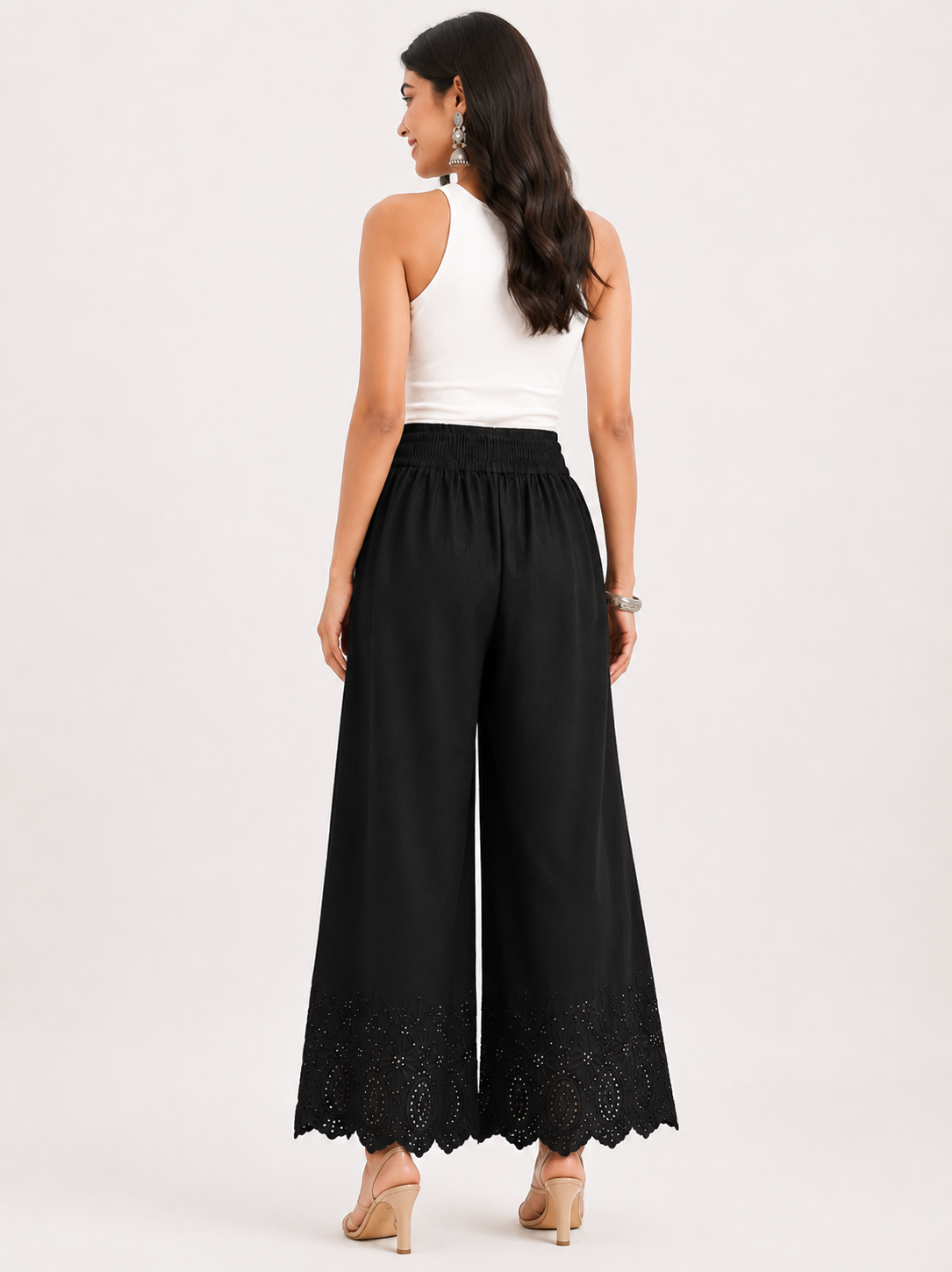 Black  BL1038 Pants Ethnic Wear