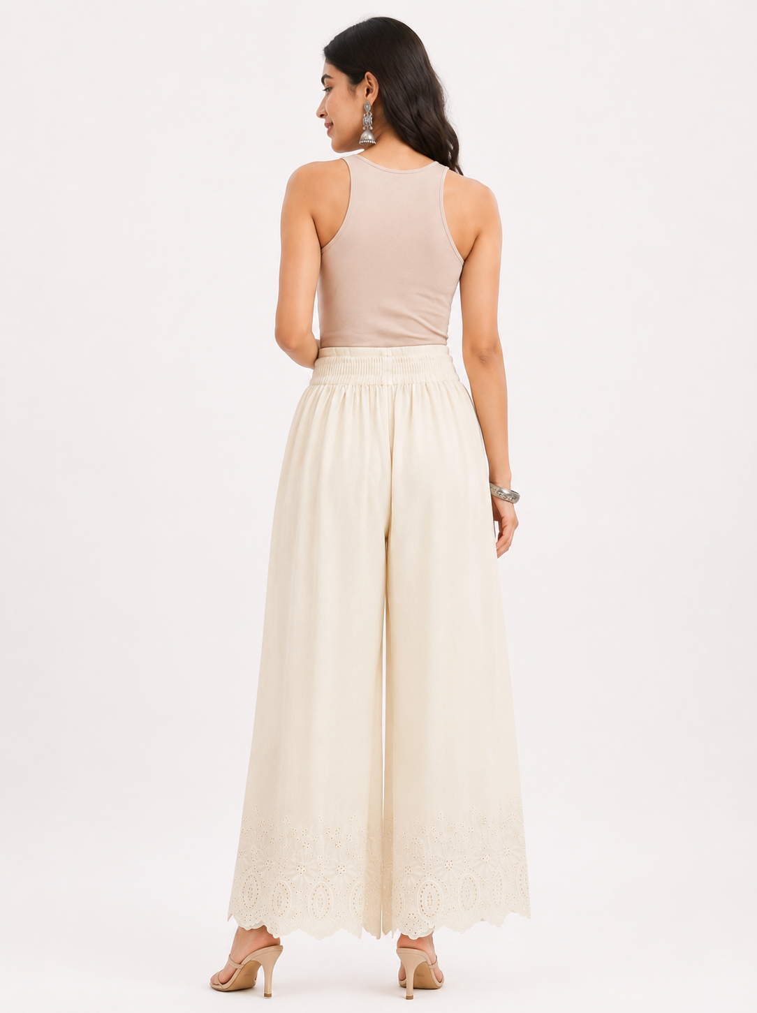 Off White BL1038 Pants Ethnic Wear