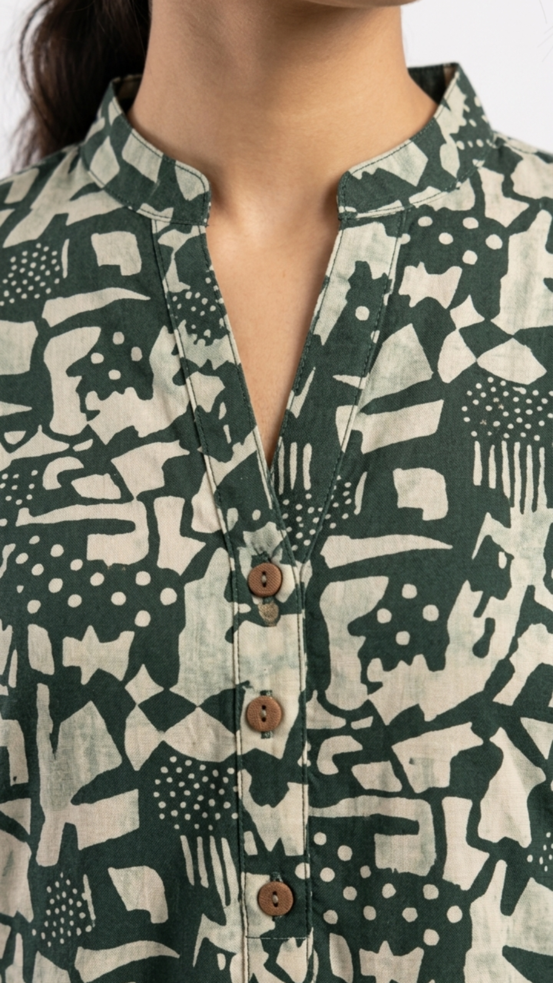 Bold Green Camelia Ethnic Wear