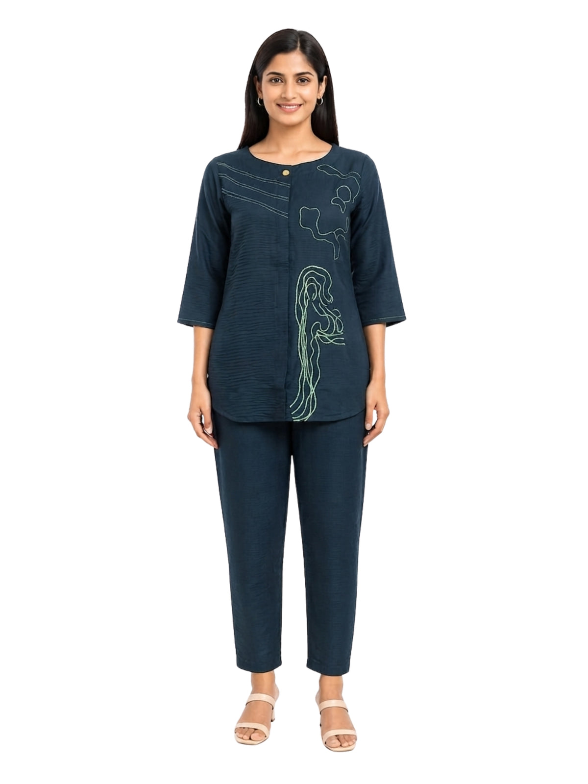 T Blue Crest Collection Ethnic Wear