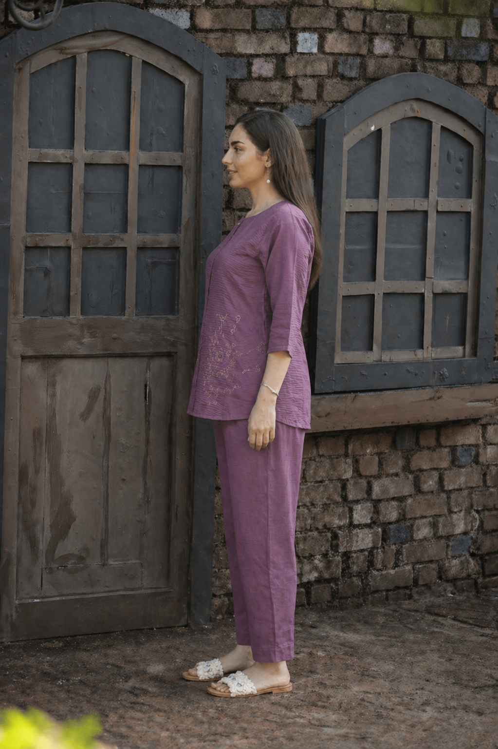 Wine Crest Collection Ethnic Wear