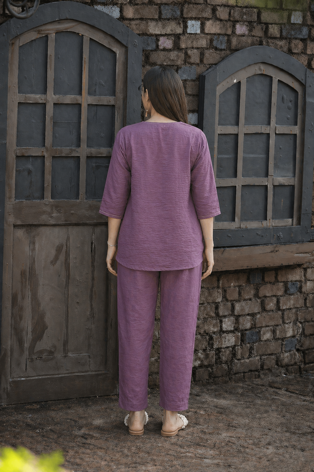Wine Crest Collection Ethnic Wear