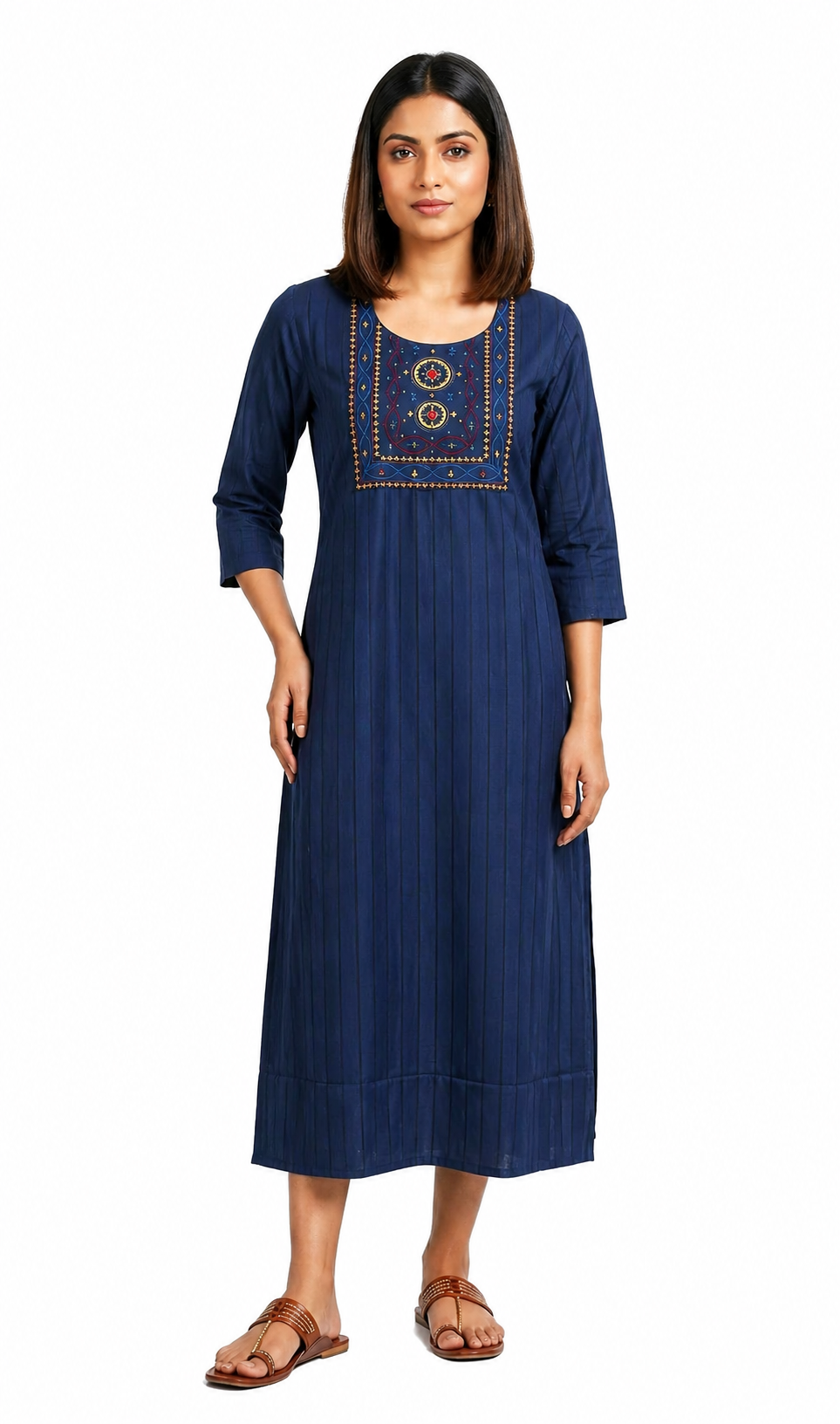 Blue Elina Kurti Ethnic Wear