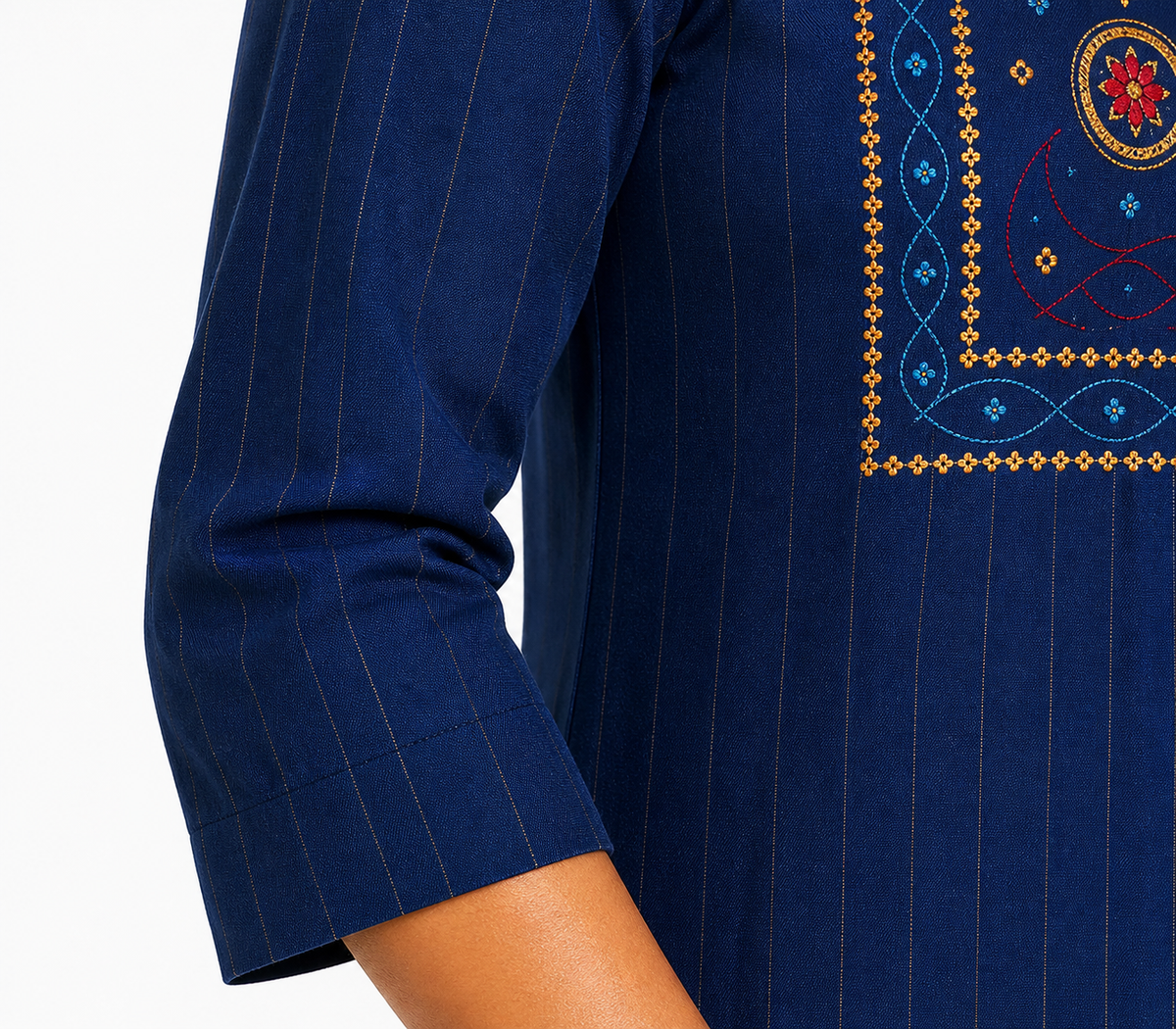 Blue Elina Kurti Ethnic Wear