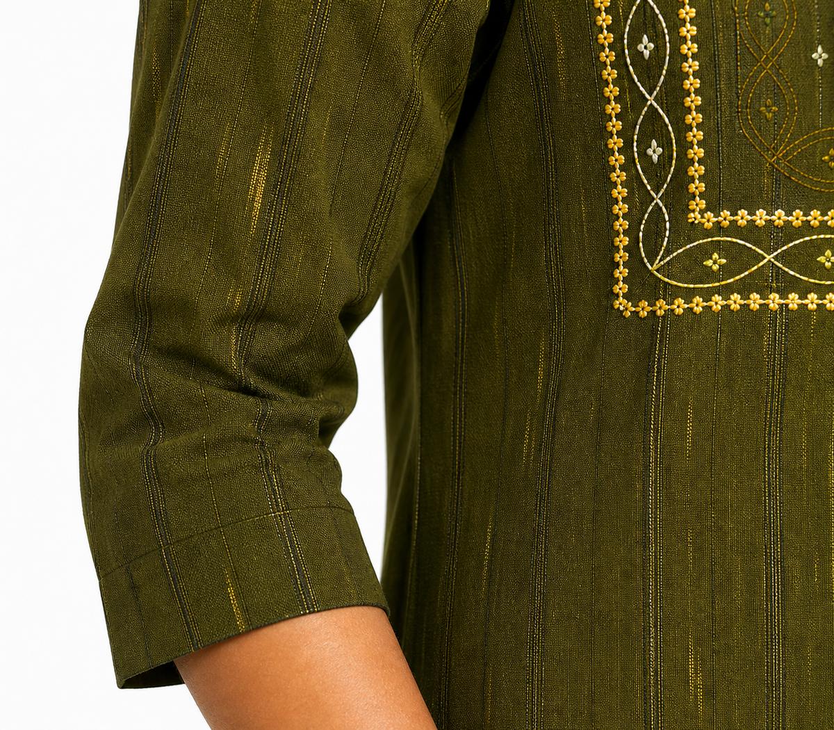 Mehendi Elina Kurti Ethnic Wear