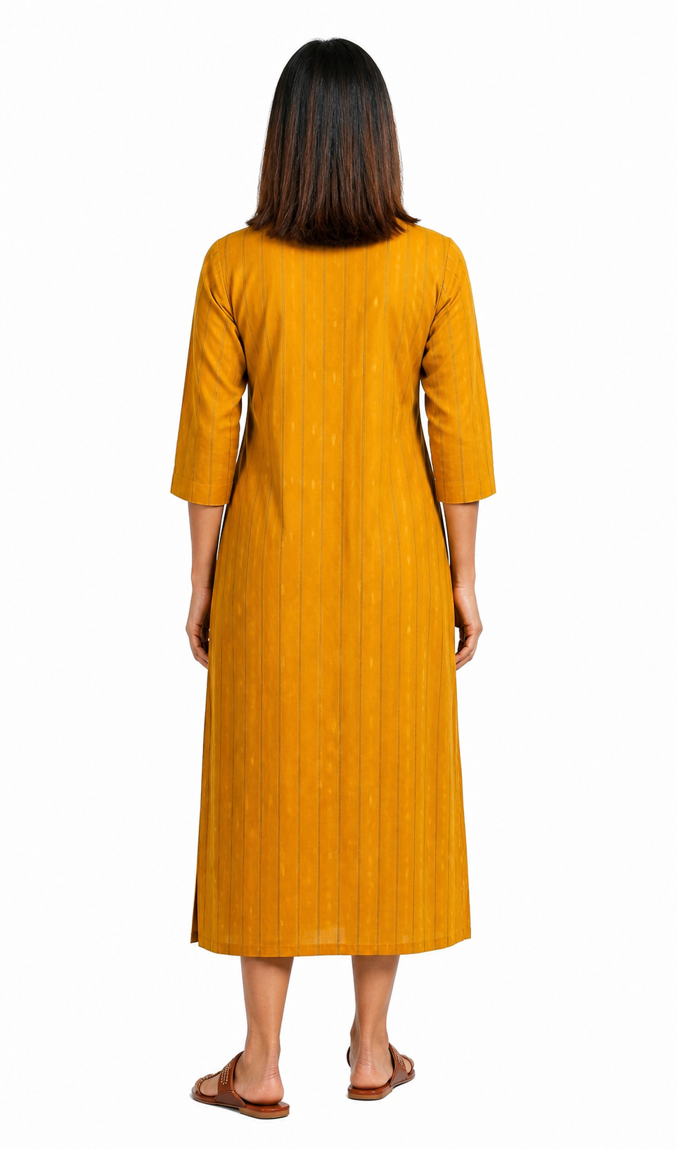 Mustard Elina Kurti Ethnic Wear