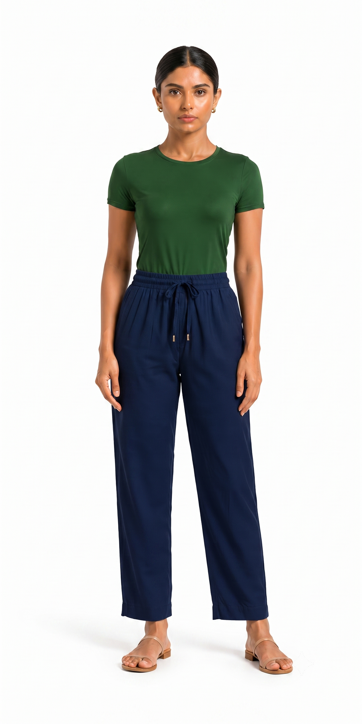 Navy Blue Gabana Pants Ethnic Wear