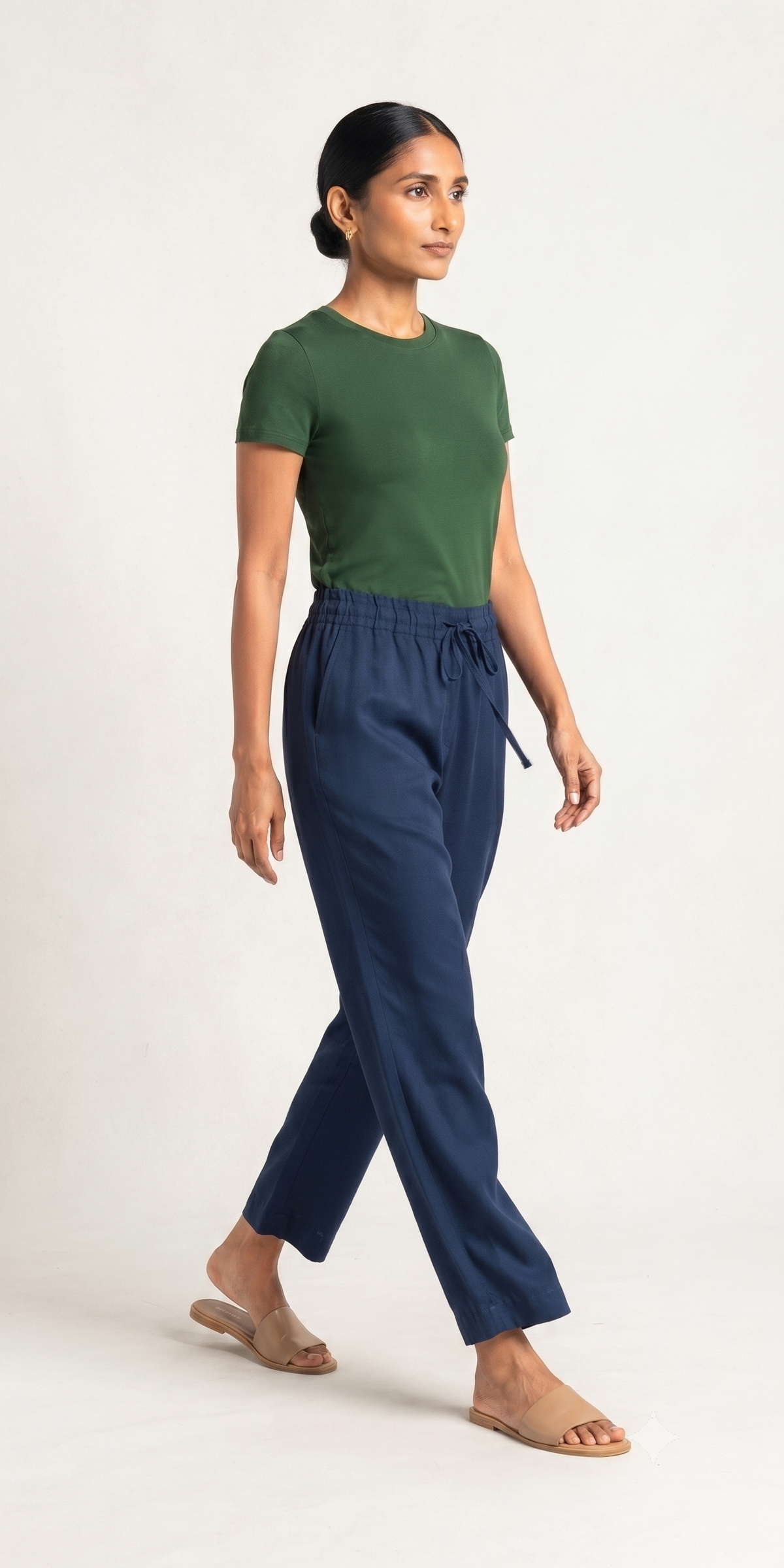 Navy Blue Gabana Pants Ethnic Wear
