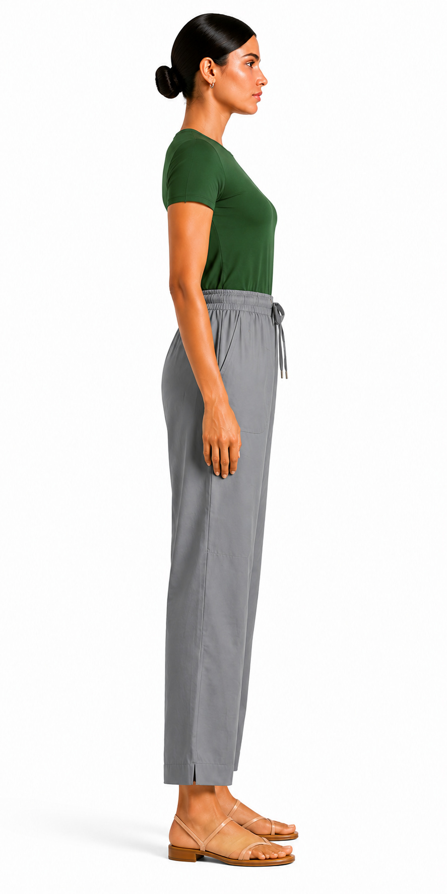 Grey Gabana Pants Ethnic Wear