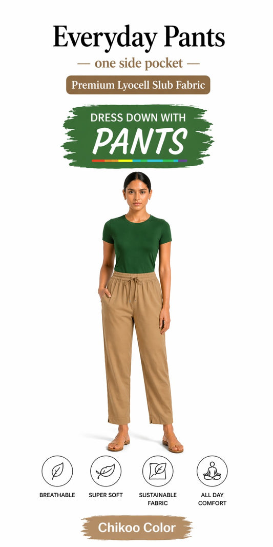 Chikoo Gabana Pants Ethnic Wear