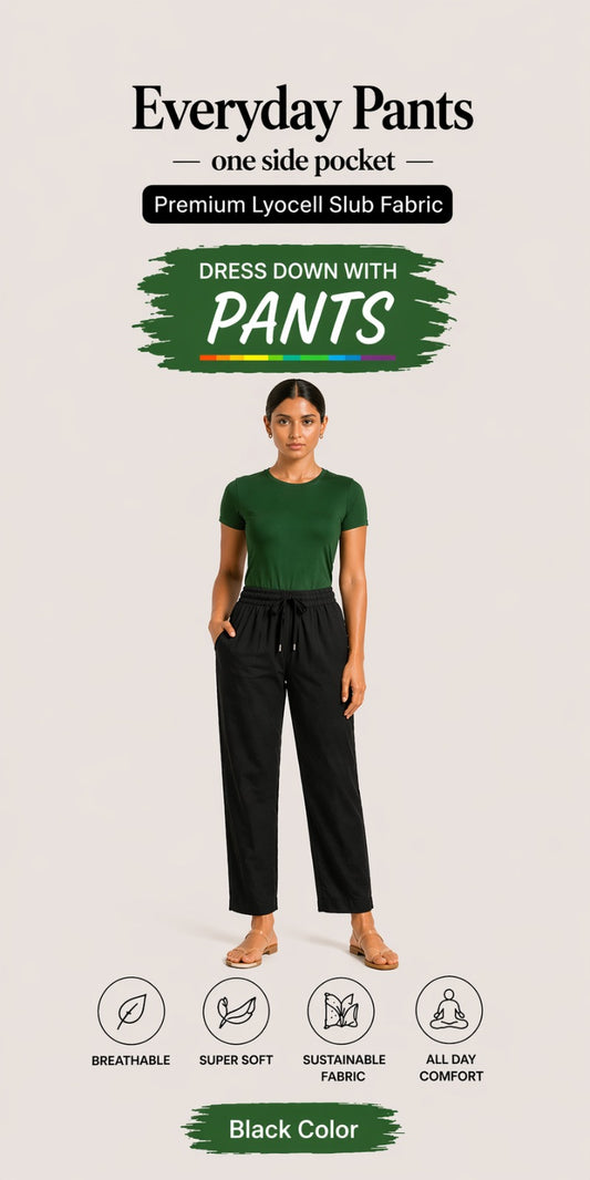 Black Gabana Pants Ethnic Wear
