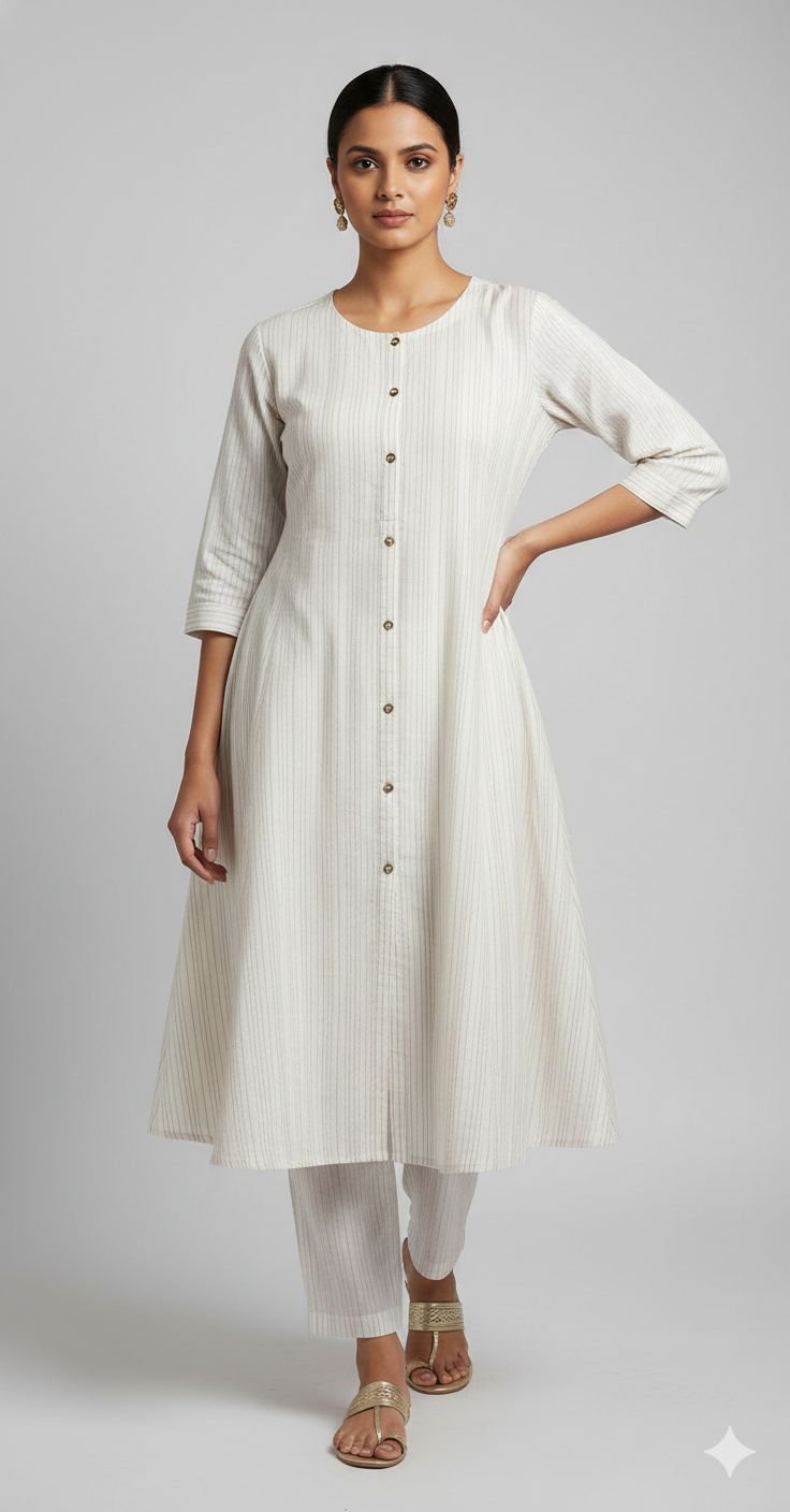 Cream Mayra Ethnic Wear