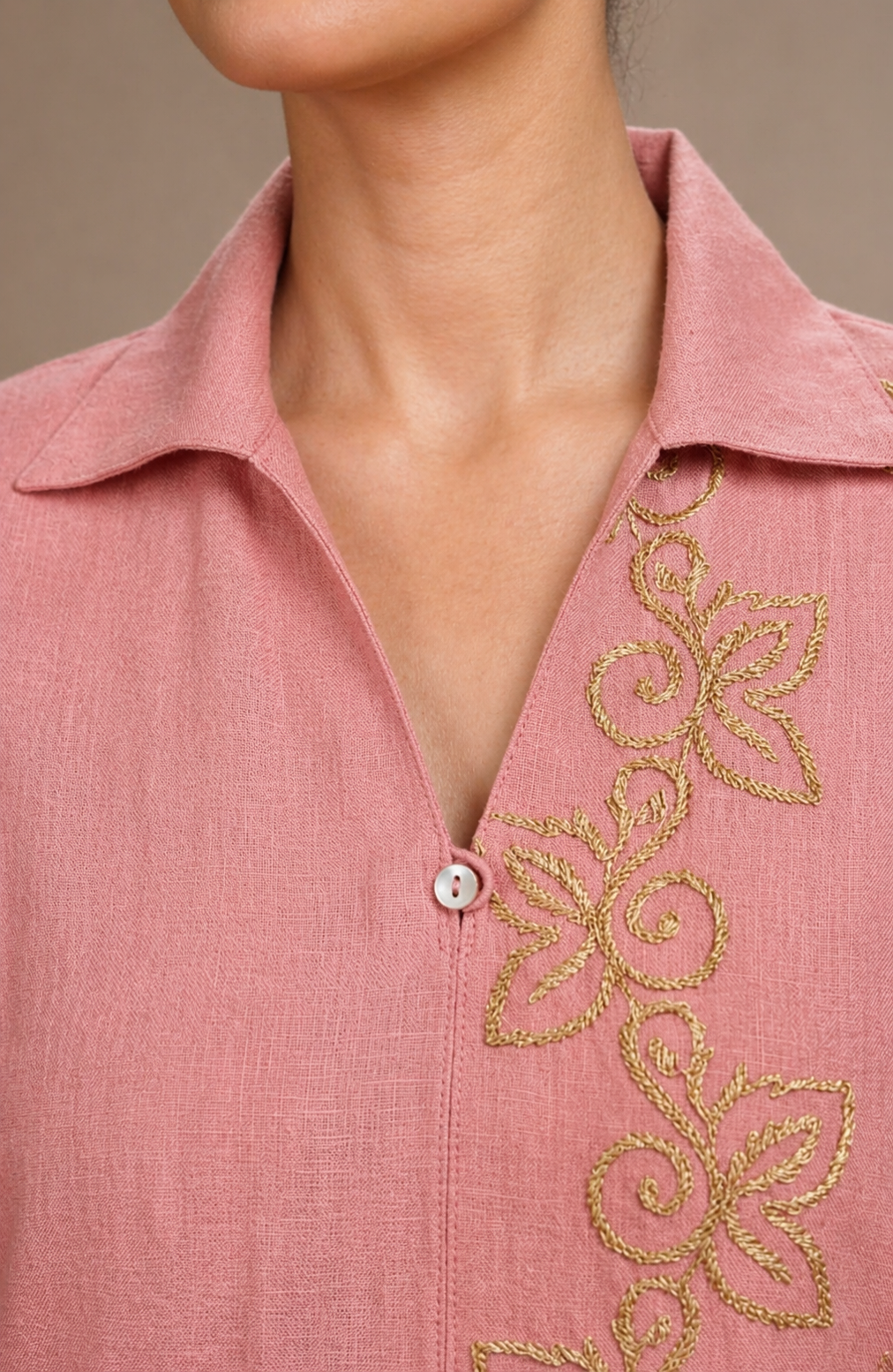 Pink Motif Mixer Ethnic Wear