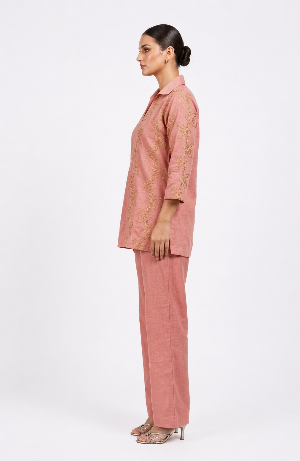 Pink Motif Mixer Ethnic Wear