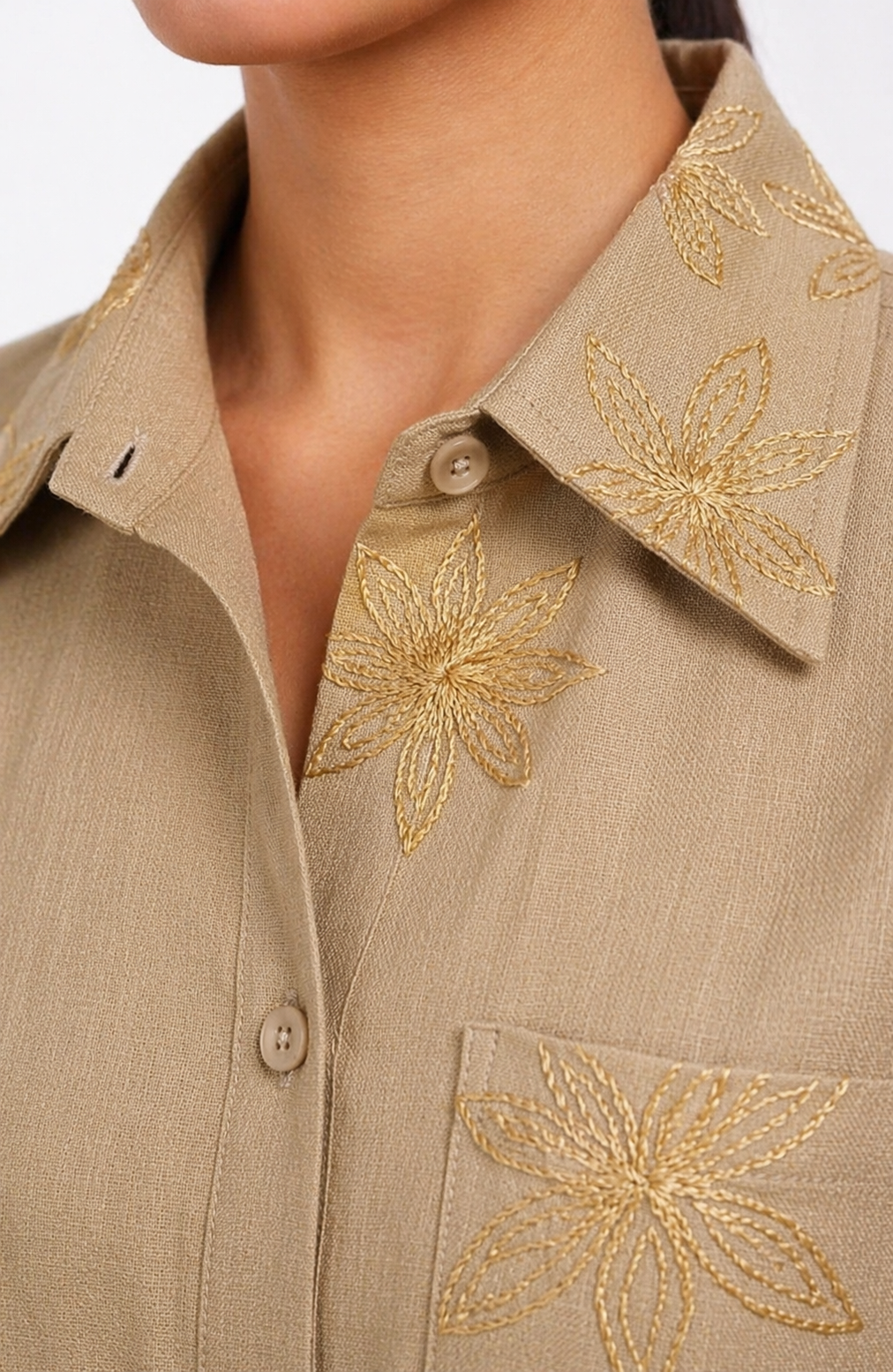 Fawn Motif Mixer Ethnic Wear