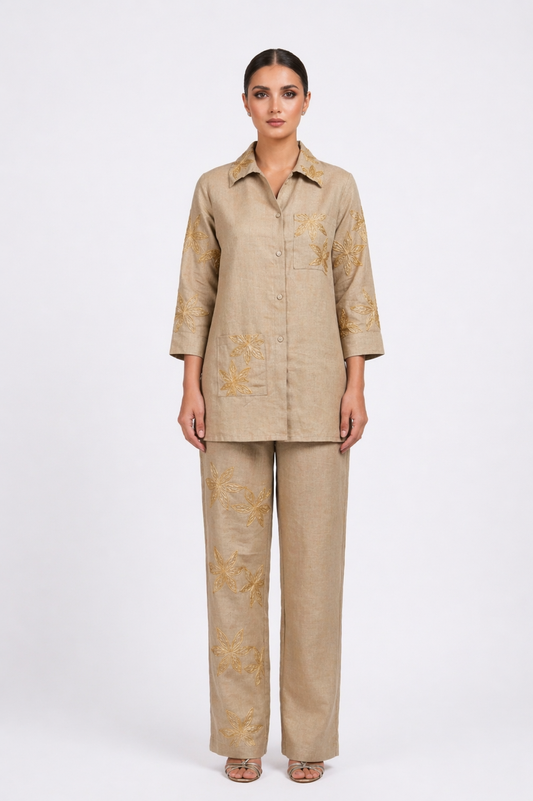 Fawn Motif Mixer Ethnic Wear