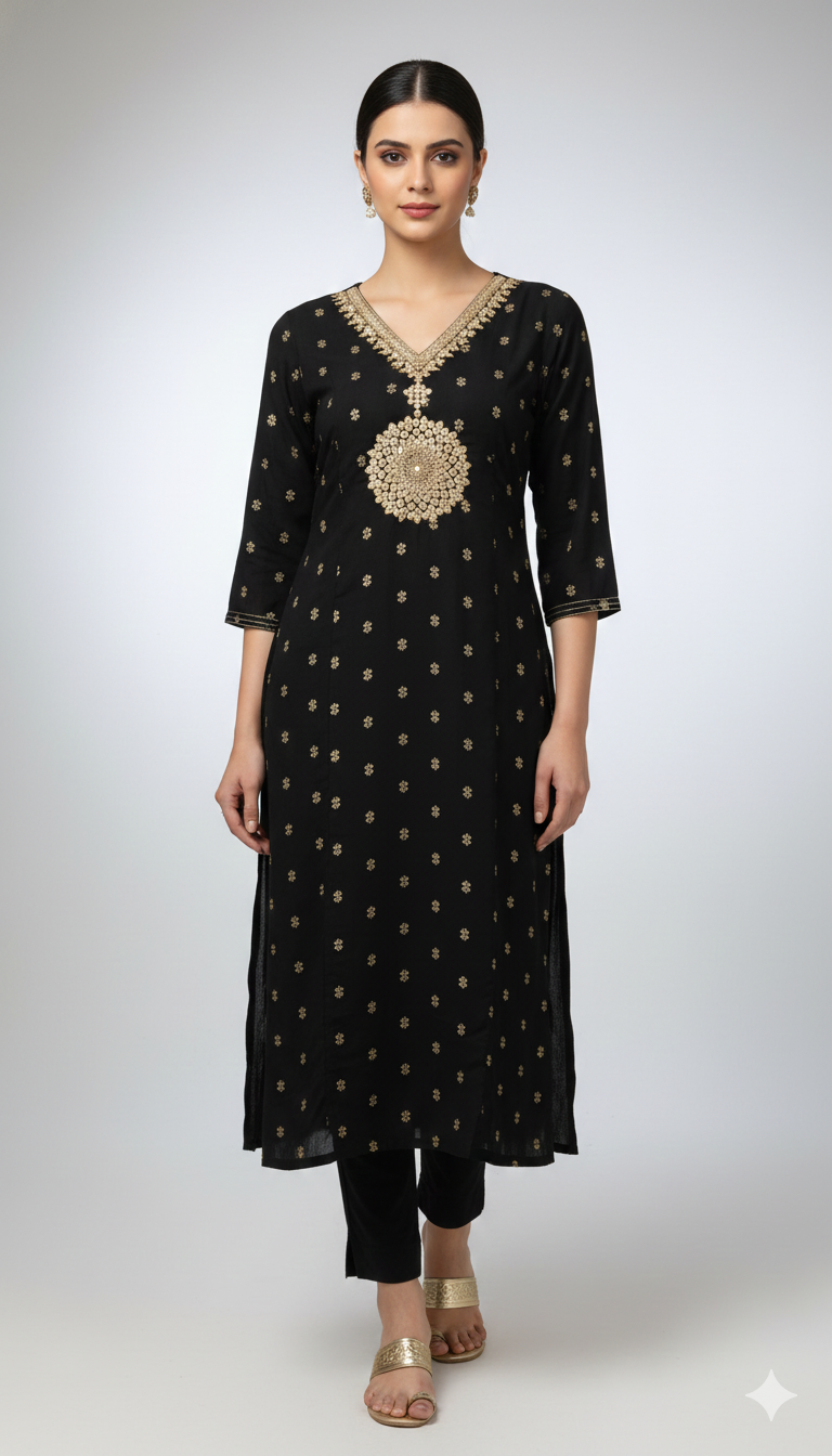 Black Magic Mirror Ethnic Wear