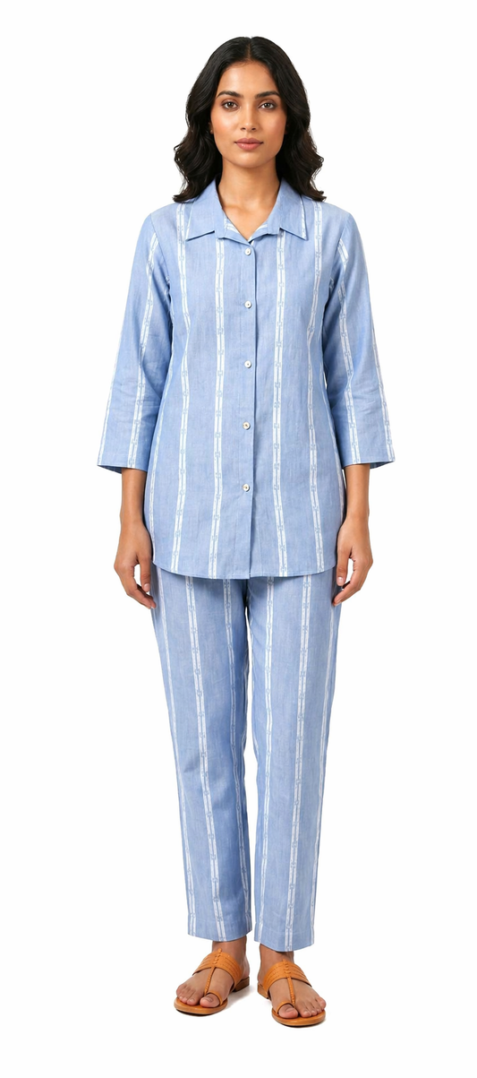 Sky Blue Mayra Ethnic Wear