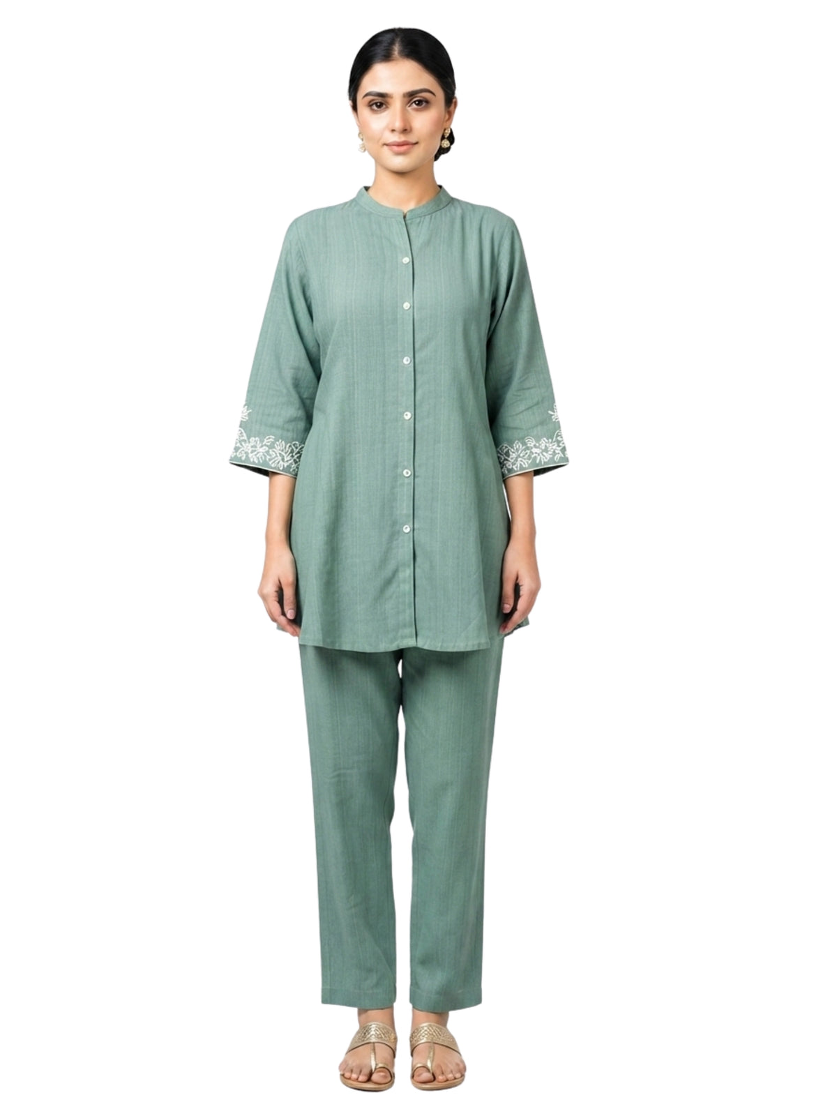 Bold Green Mayra Ethnic Wear