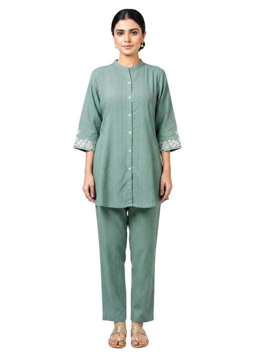 Bold Green Mayra Ethnic Wear
