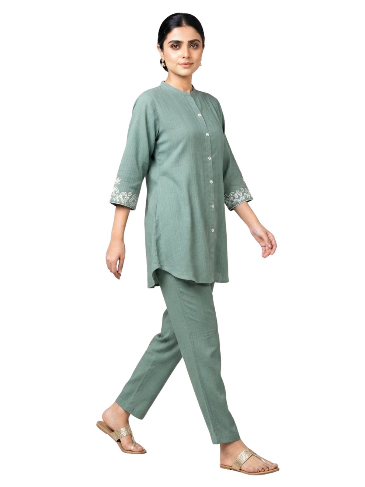Bold Green Mayra Ethnic Wear