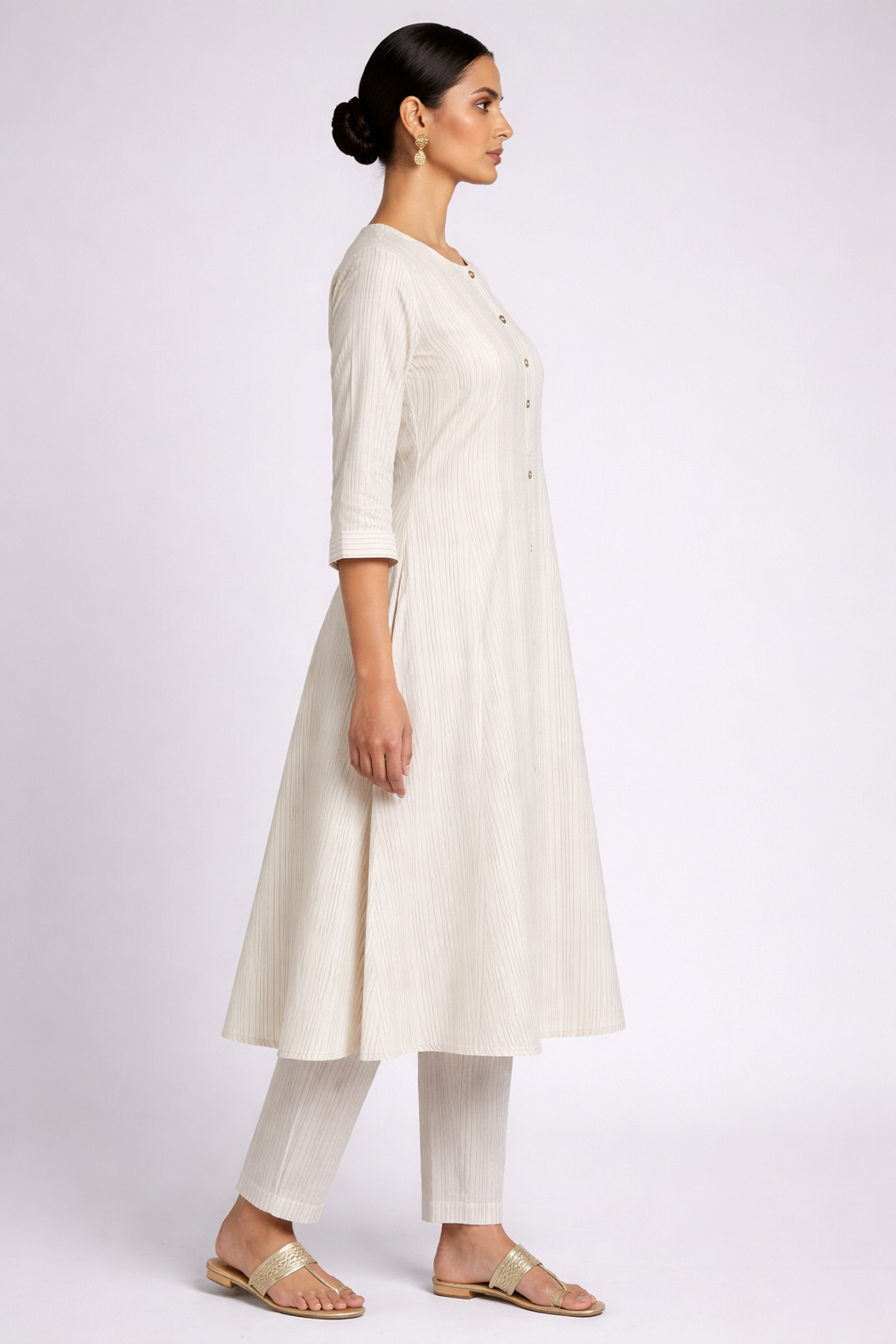 Cream Mayra Ethnic Wear