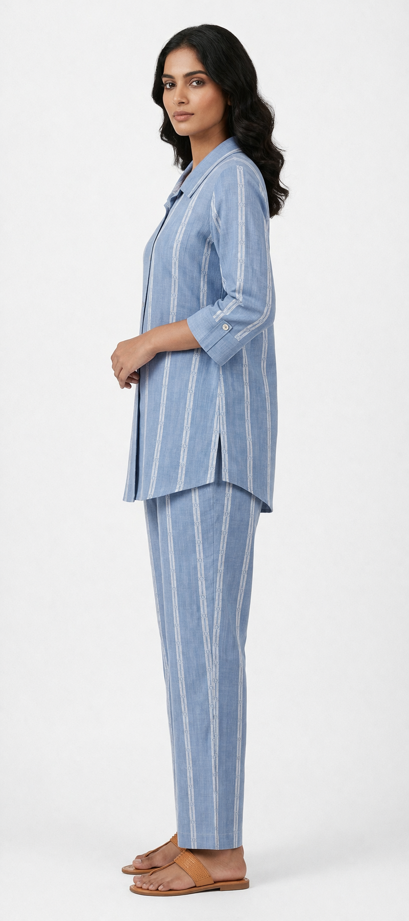 Sky Blue Mayra Ethnic Wear