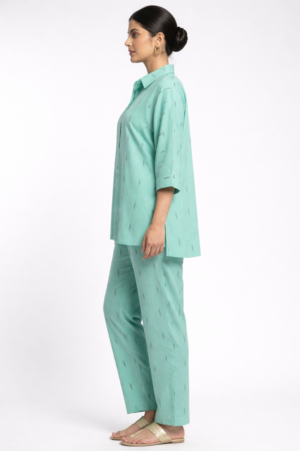 Sky Green Mayra Ethnic Wear