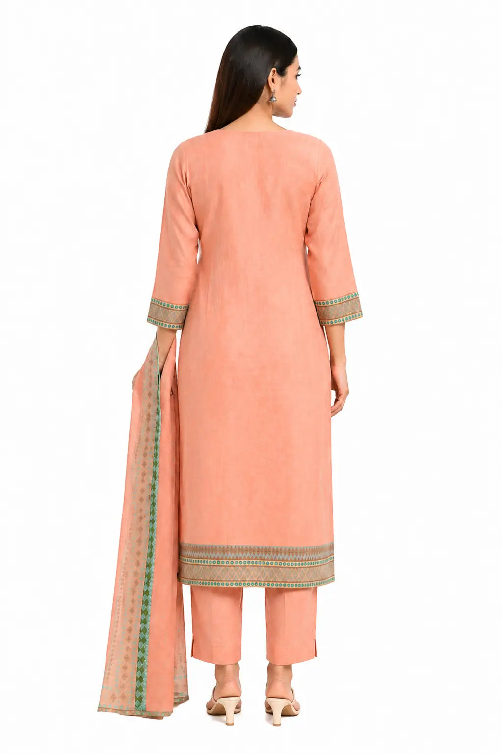 Pink Meenakari Ethnic Wear