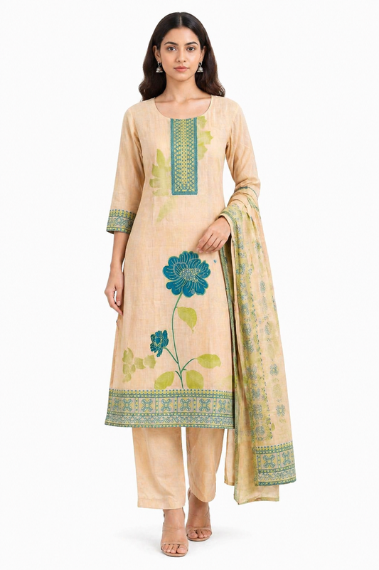 Fawn Meenakari Ethnic Wear