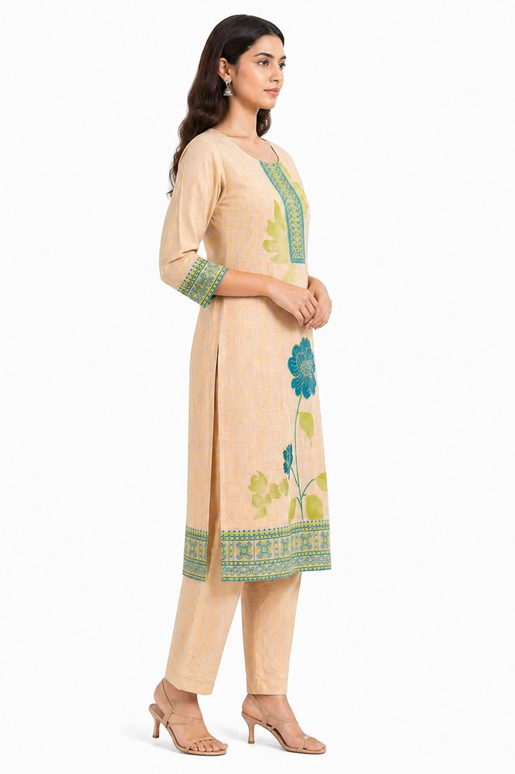 Fawn Meenakari Ethnic Wear