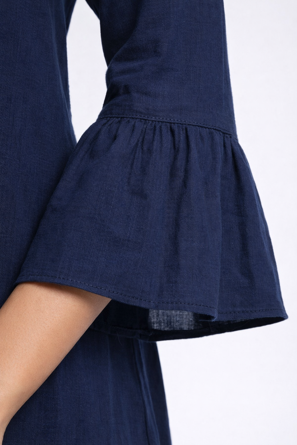 Navy Blue Orchid Kurti Ethnic Wear