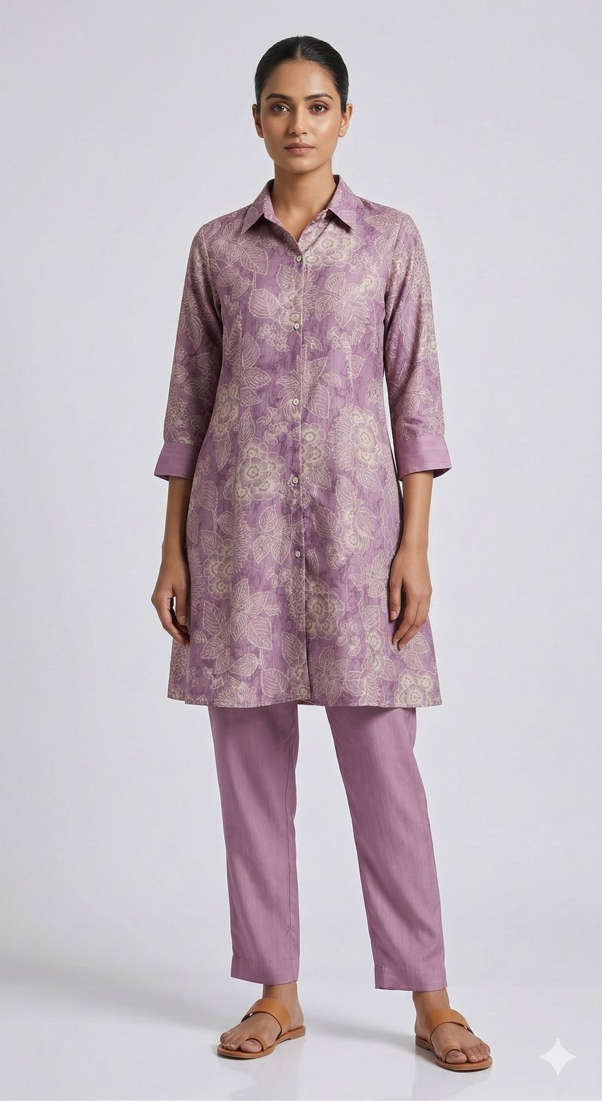 Violet Peony Ethnic Wear