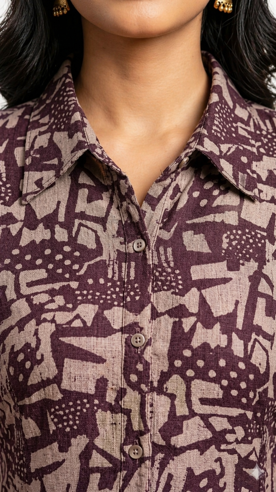 Wine Peony Ethnic Wear