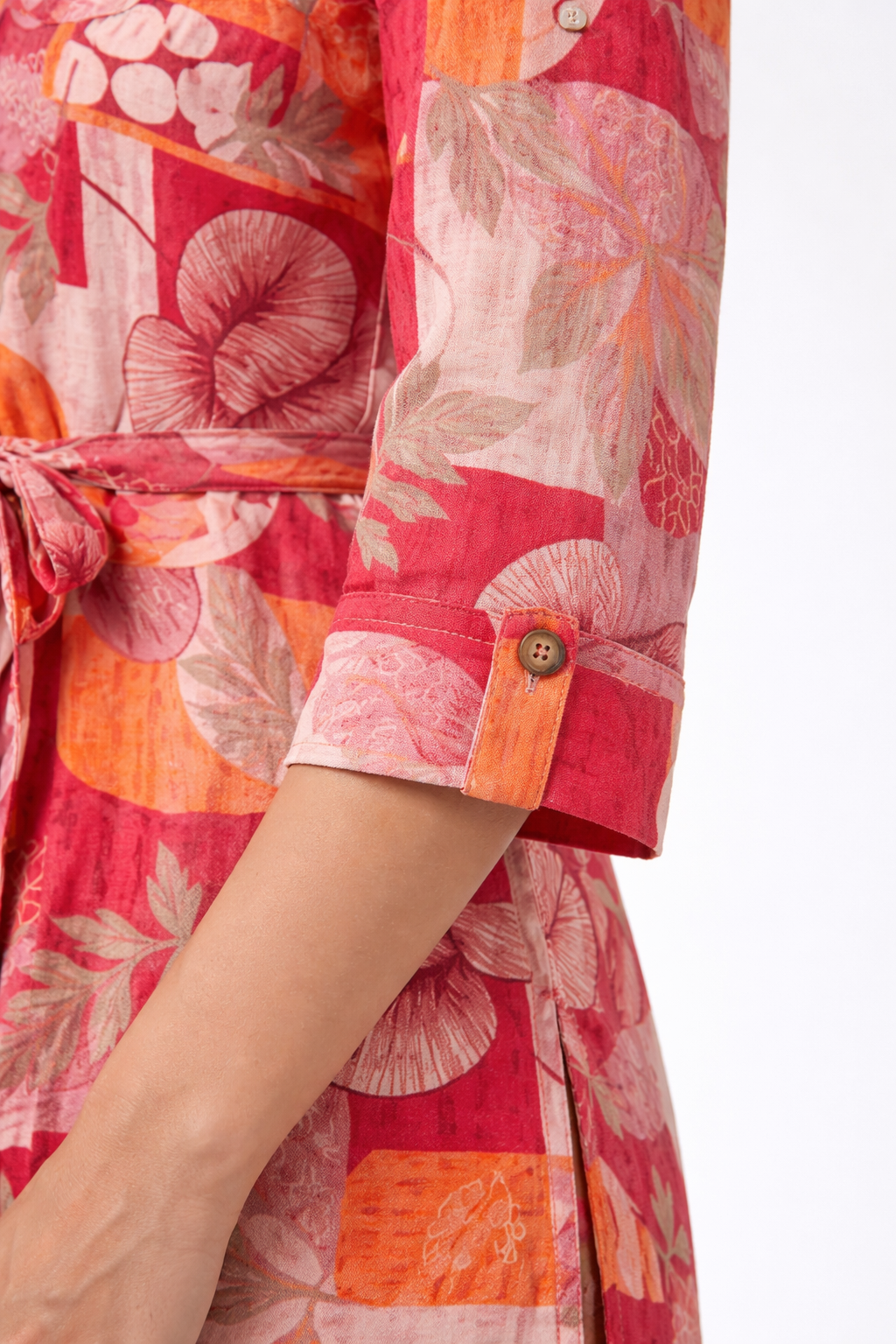 Orange Peony Ethnic Wear