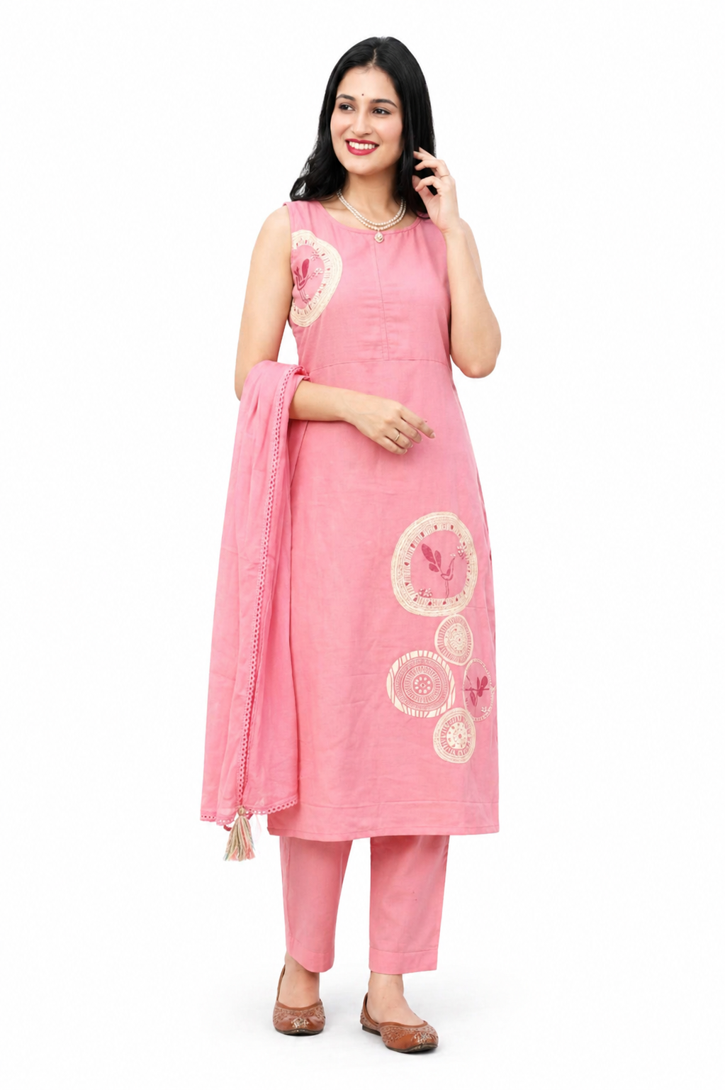 Pink Sand Dune Ethnic Wear