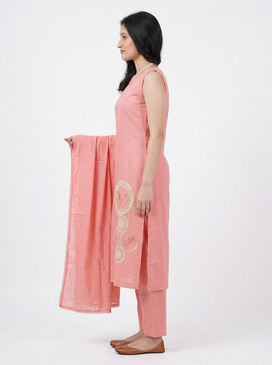 Pink Sand Dune Ethnic Wear