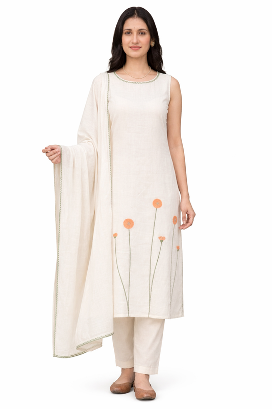 Off White Sand Dune Ethnic Wear