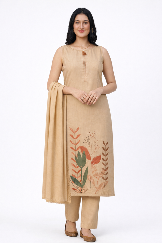 Fawn Sand Dune Ethnic Wear