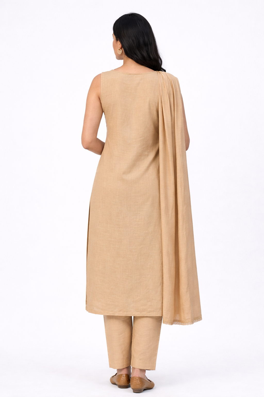 Fawn Sand Dune Ethnic Wear