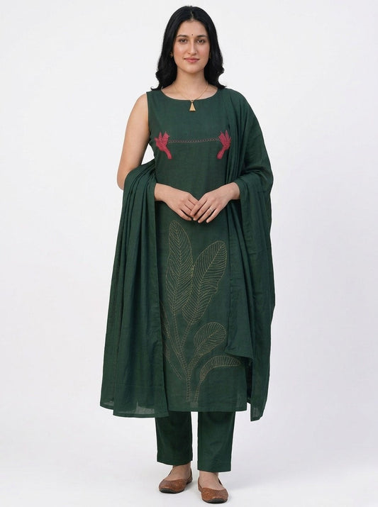 Green Sand Dune Ethnic Wear