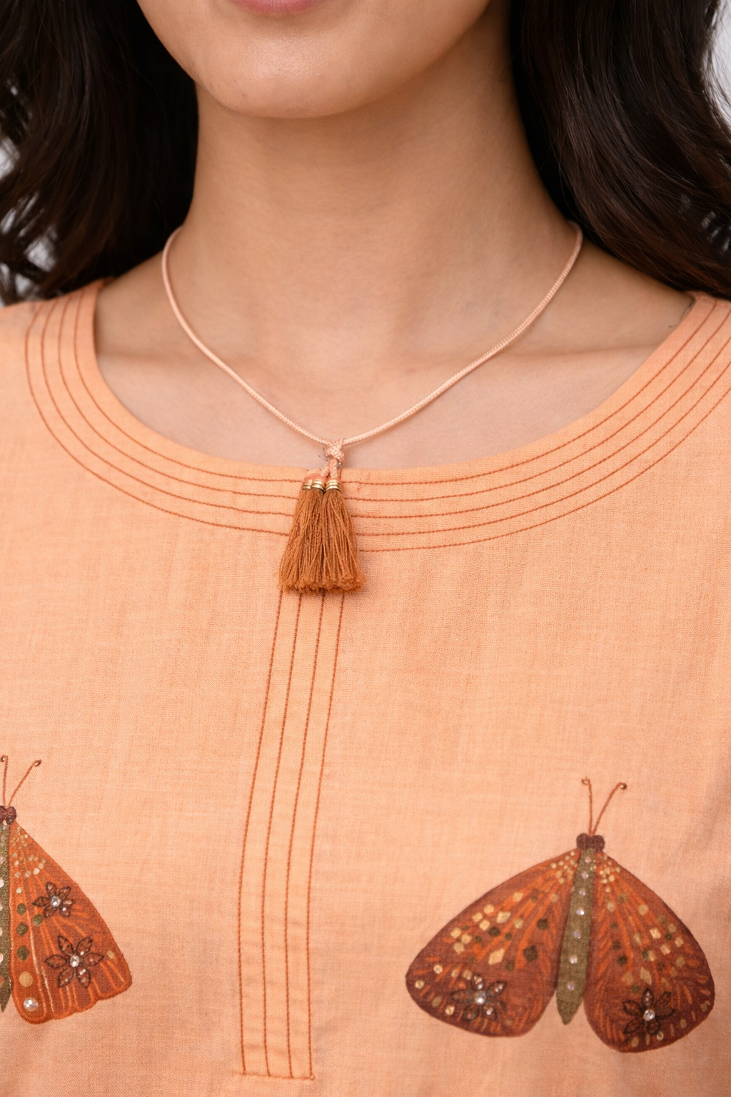 Peach Sand Dune Ethnic Wear