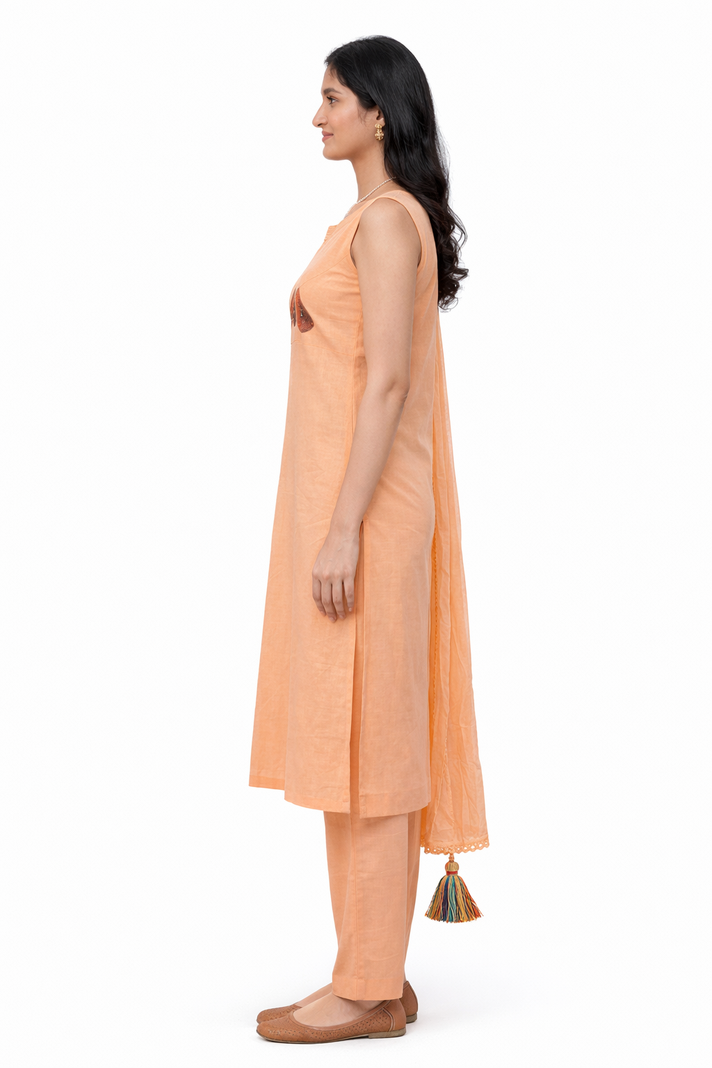 Peach Sand Dune Ethnic Wear