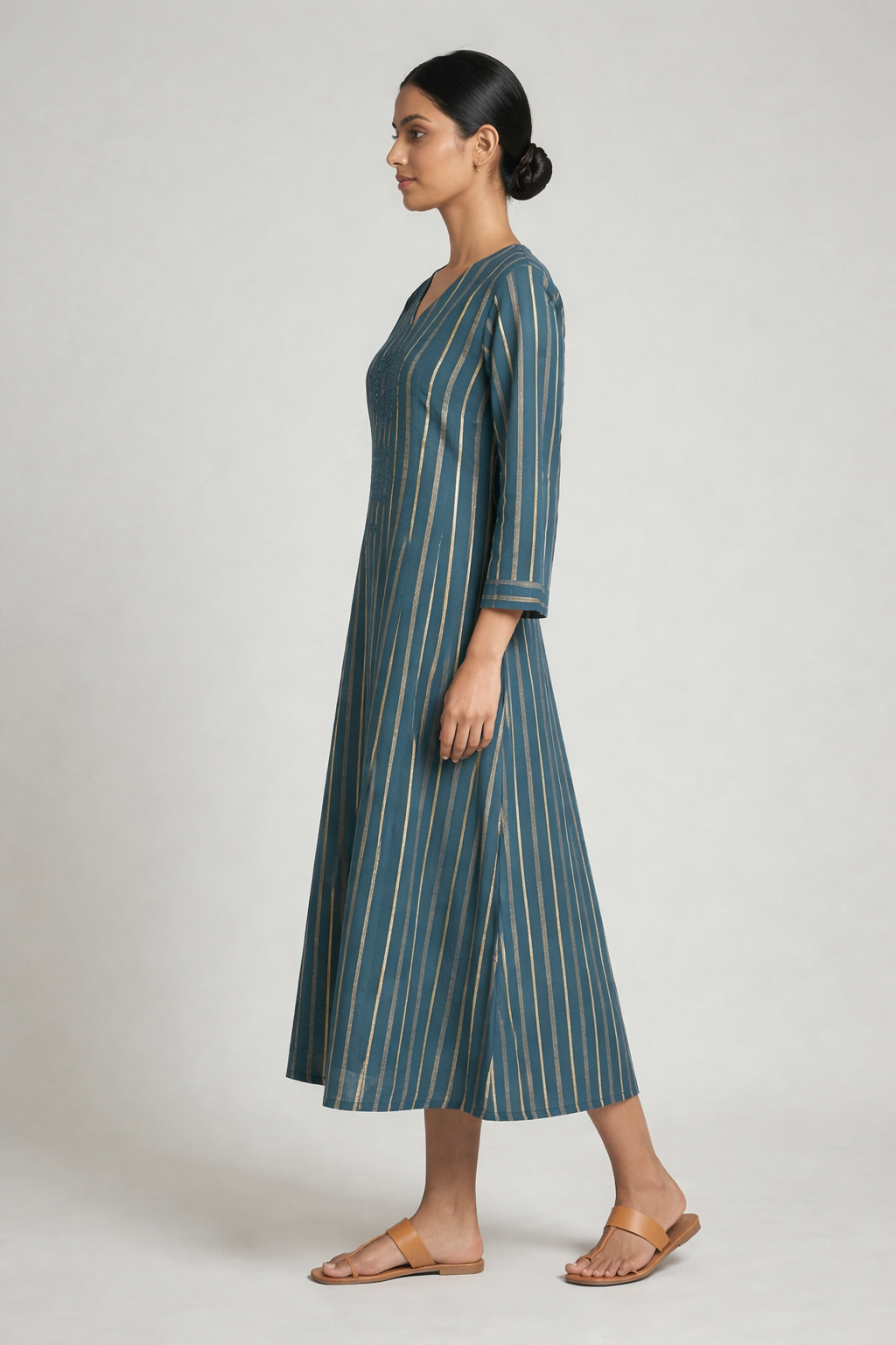 Blue Lotus Kurti Ethnic Wear